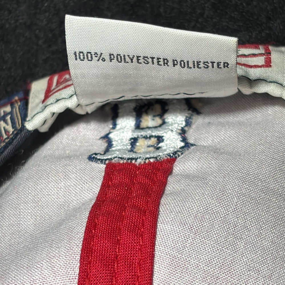 Vintage Boston Red Sox MLB red velvet American Needle Red fitted ball-cap size 7 - Picture 12 of 15